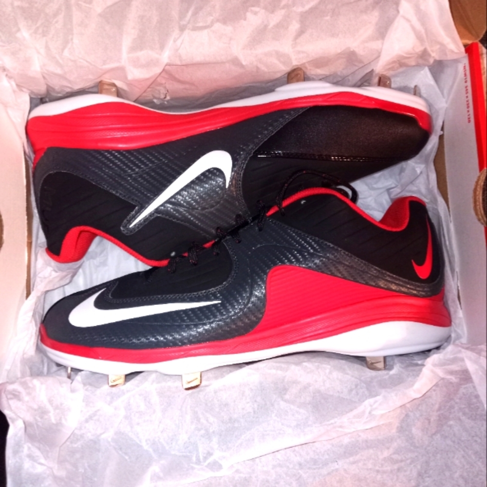 Mens Nike Air MVP Pro Baseball Metal 2 Cleats Sz 13.5 NWOT